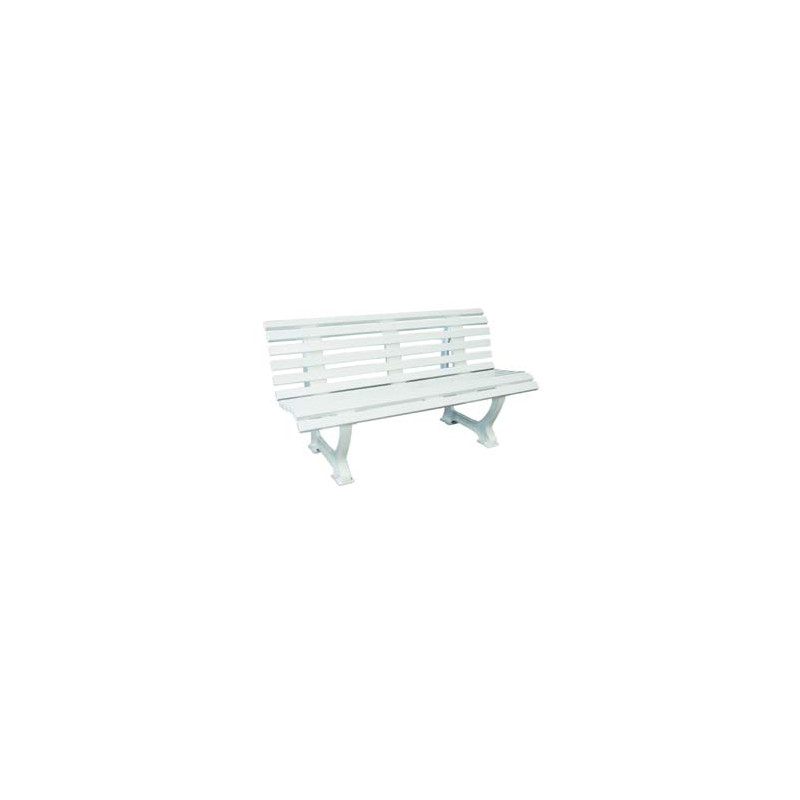 03015 Sitzbank HELGOLAND Länge 150 cm Farbe weiss