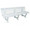 03035 Sitzbank SINDELFINGEN Länge 200 cm Farbe weiss